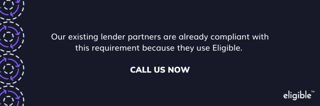 Our lender partners are already compliant with the mortgage charter - call us now.