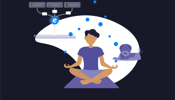 Meditation vector
